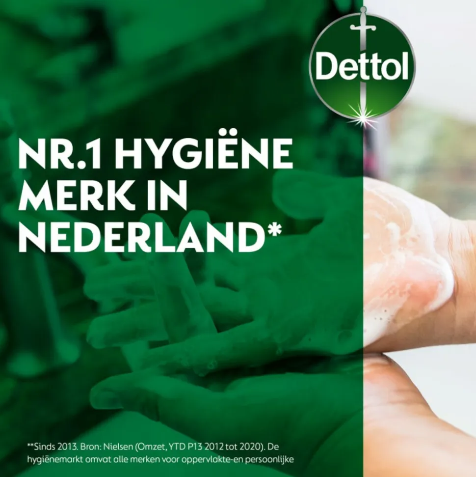 6x Dettol Handzeep Extra Care Kamille 250 ml