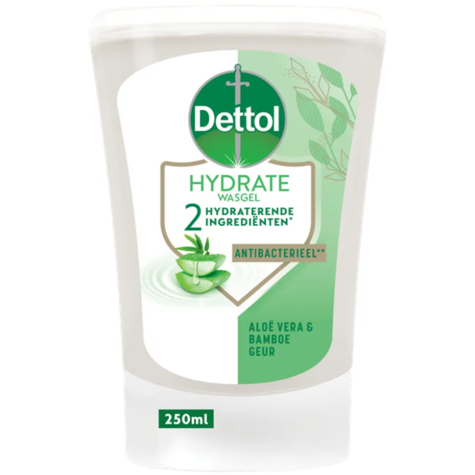 5x Dettol No Touch Wasgel Navulling Hydraterende Aloe Vera 250 ml