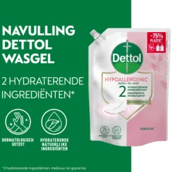 3x Dettol Refill Handzeep Sensitive 500 ml