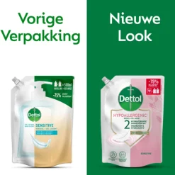 3x Dettol Refill Handzeep Sensitive 500 ml