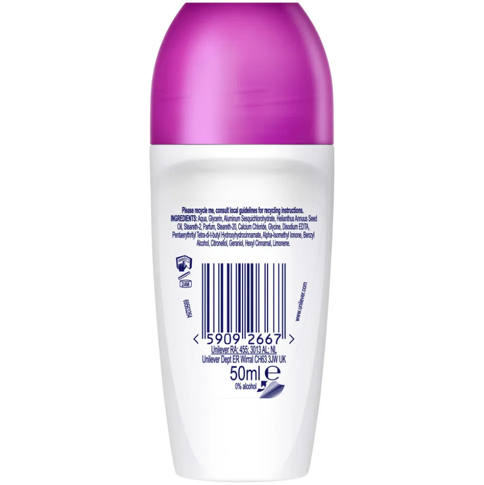 6x Dove Deodorant Roller Go Fresh Açai Berry 50 ml