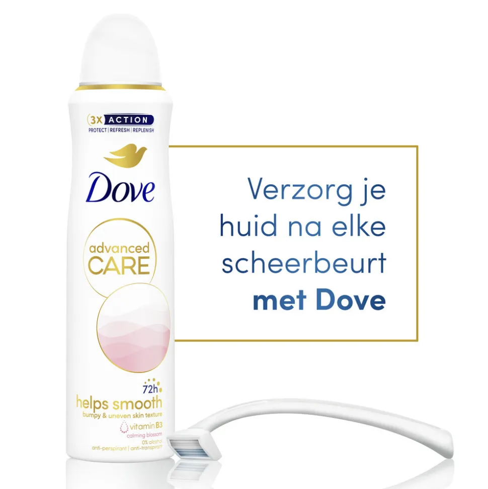 6x Dove Deodorant Spray Calming Blossom 150 ml