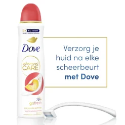 6x Dove Deodorant Spray Perzik 150 ml