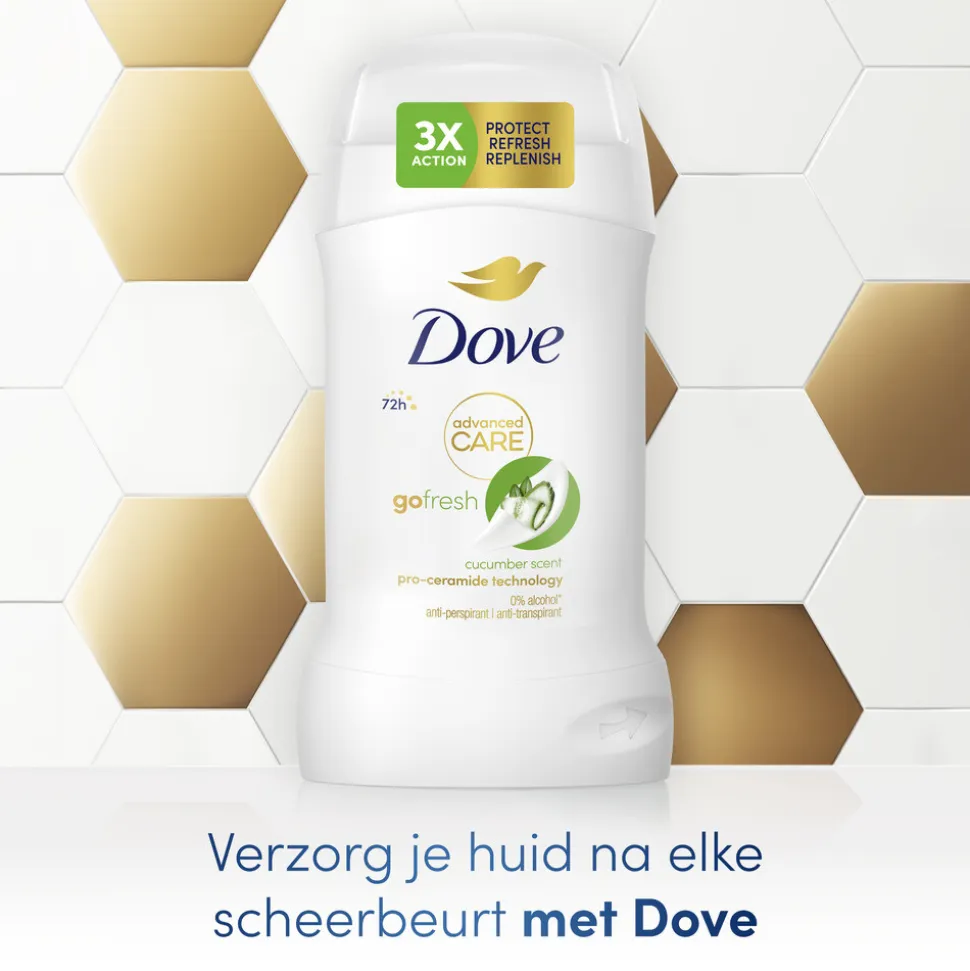 6x Dove Deodorant Stick Cucumber 50 ml