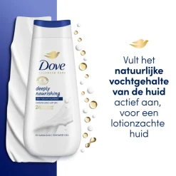 6x Dove Douchecrème Deeply Nourishing 225 ml