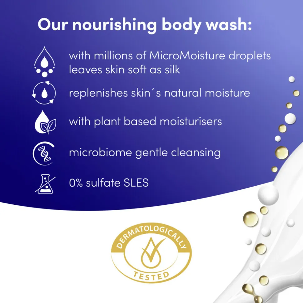 6x Dove Douchecrème Deeply Nourishing 600 ml