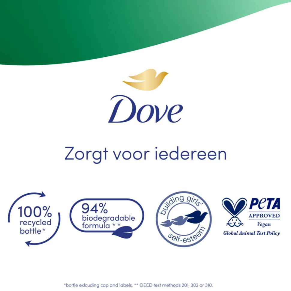 6x Dove Douchecrème Hydrating Care 400 ml