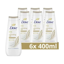 6x Dove Douchecrème Nourishing Silk 400 ml