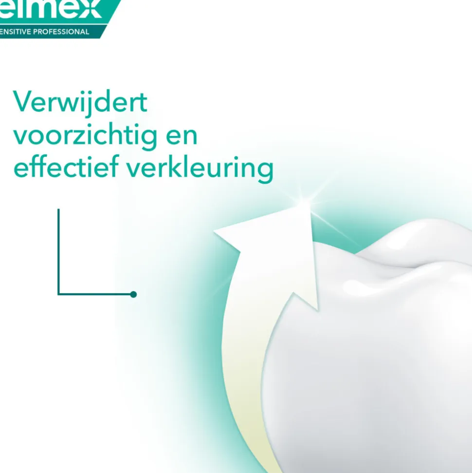 12x Elmex Tandpasta Sensitive Professional Gentle Whitening 75 ml