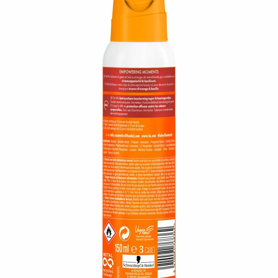 6x Fa Deodorant Spray Empowering Moments 150 ml