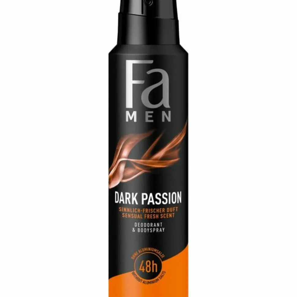 6x Fa Men Deodorant Spray Dark Passion 150 ml