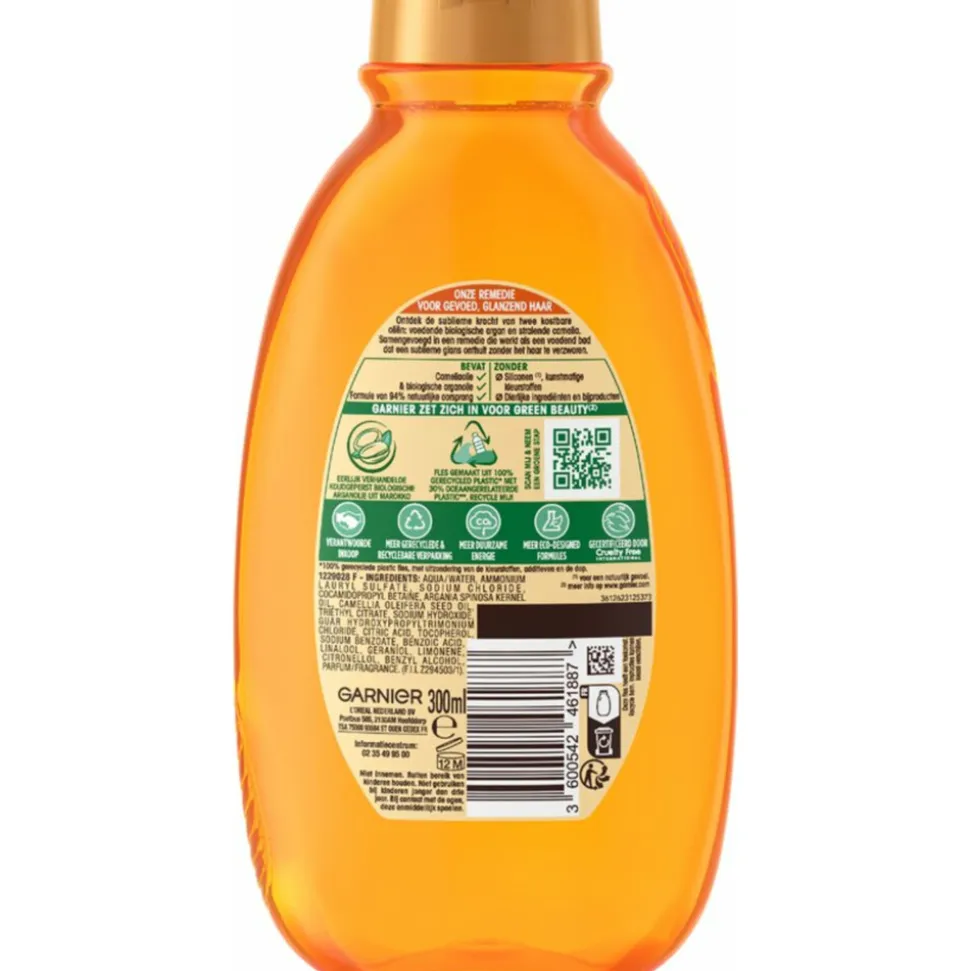 6x Garnier Loving Blends Argan- en Cameliaolie Shampoo 300 ml