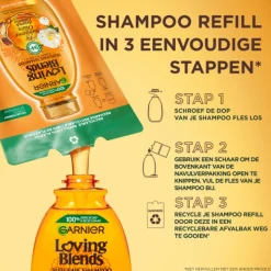 6x Garnier Loving Blends Argan- en Cameliaolie Shampoo Refill 250 ml