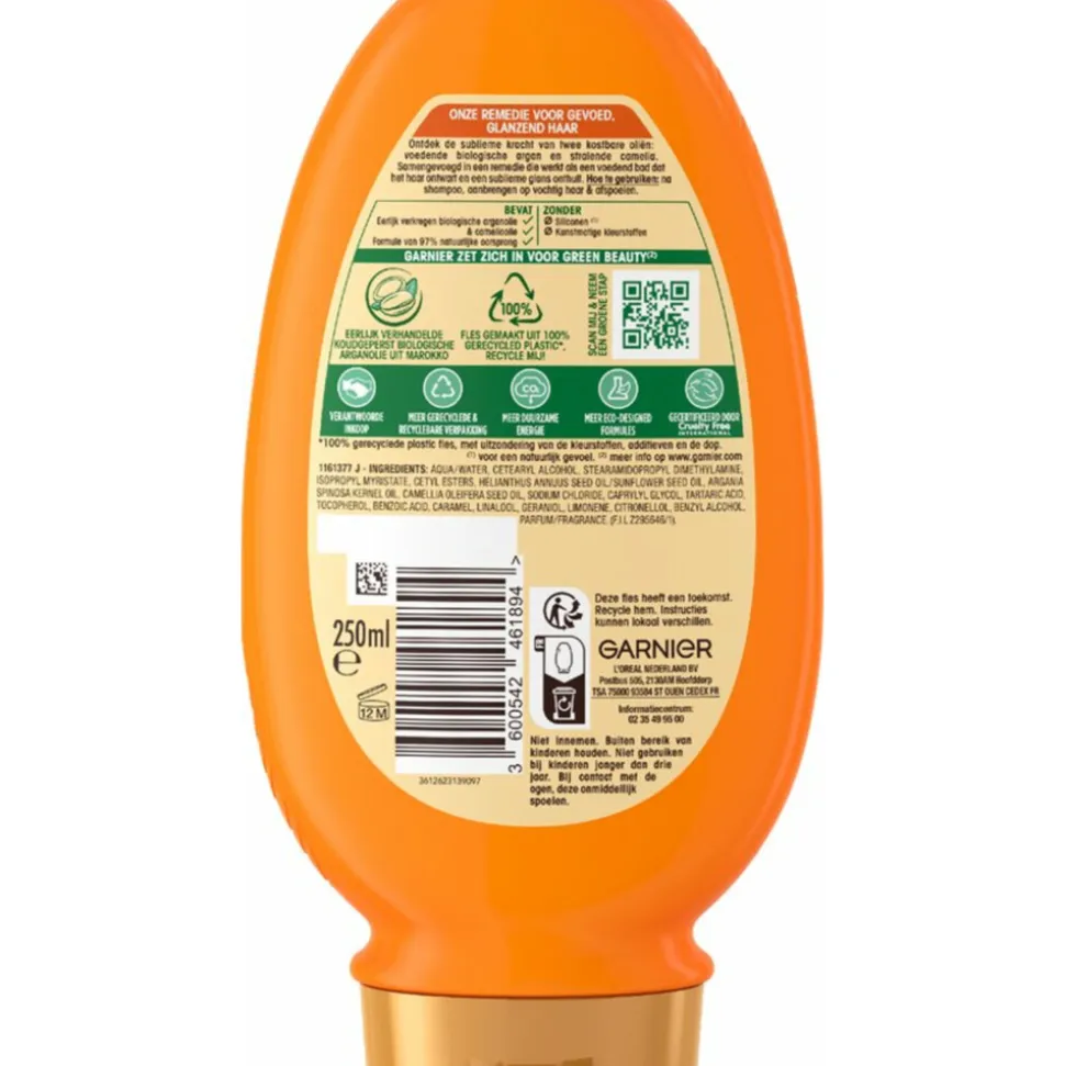 6x Garnier Loving Blends Argan- en Cameliaolie Conditioner 250 ml