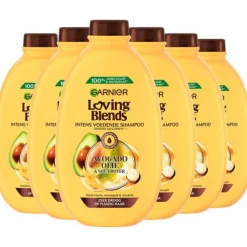6x Garnier Loving Blends Avocado Olie en Shea Boter Shampoo 300 ml