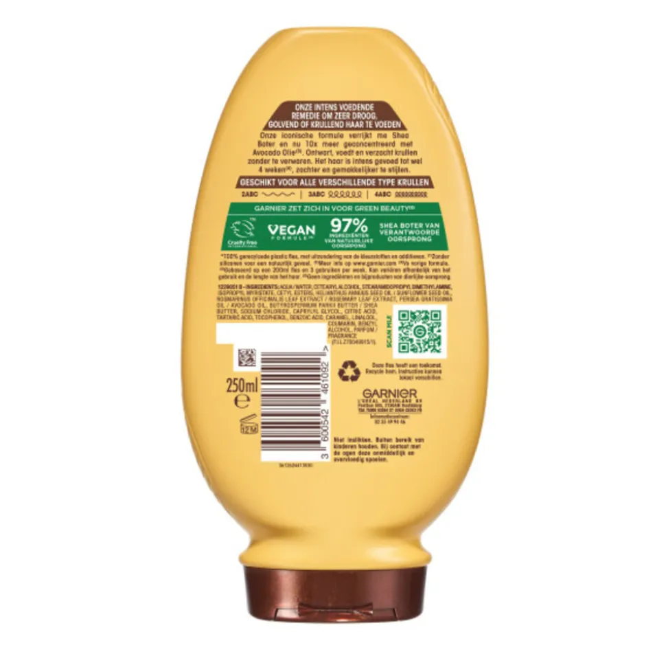 6x Garnier Loving Blends Avocado Olie en Shea Boter Conditioner 250 ml
