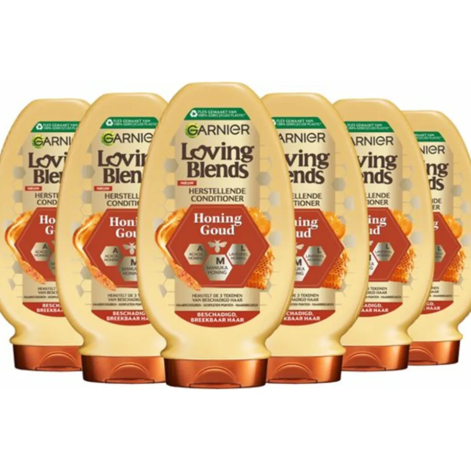 6x Garnier Loving Blends Honing Goud Conditioner 250 ml