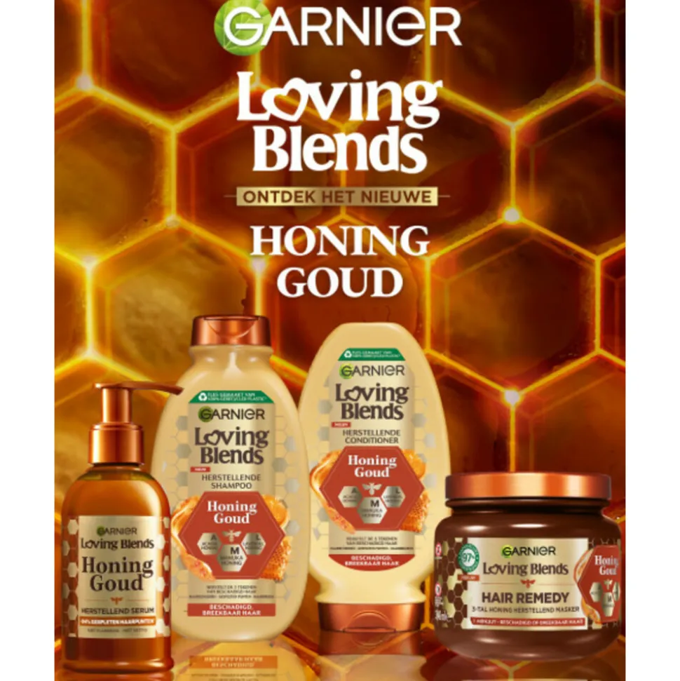 6x Garnier Loving Blends Honing Goud Haarsserum 115 ml