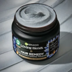 6x Garnier Loving Blends Magnetic Charcoal Haarmasker 340 ml