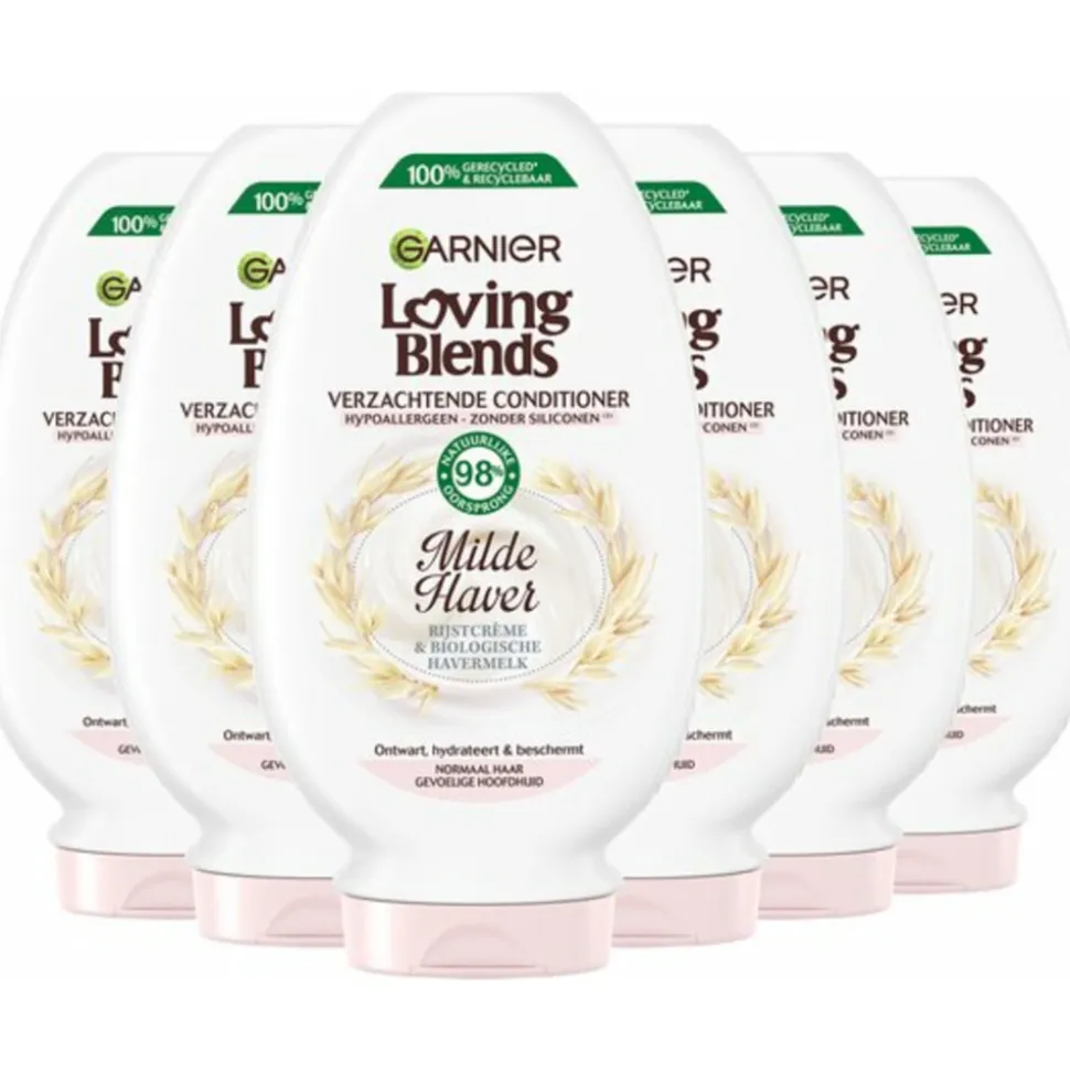 6x Garnier Loving Blends Milde Haver Conditioner 250 ml