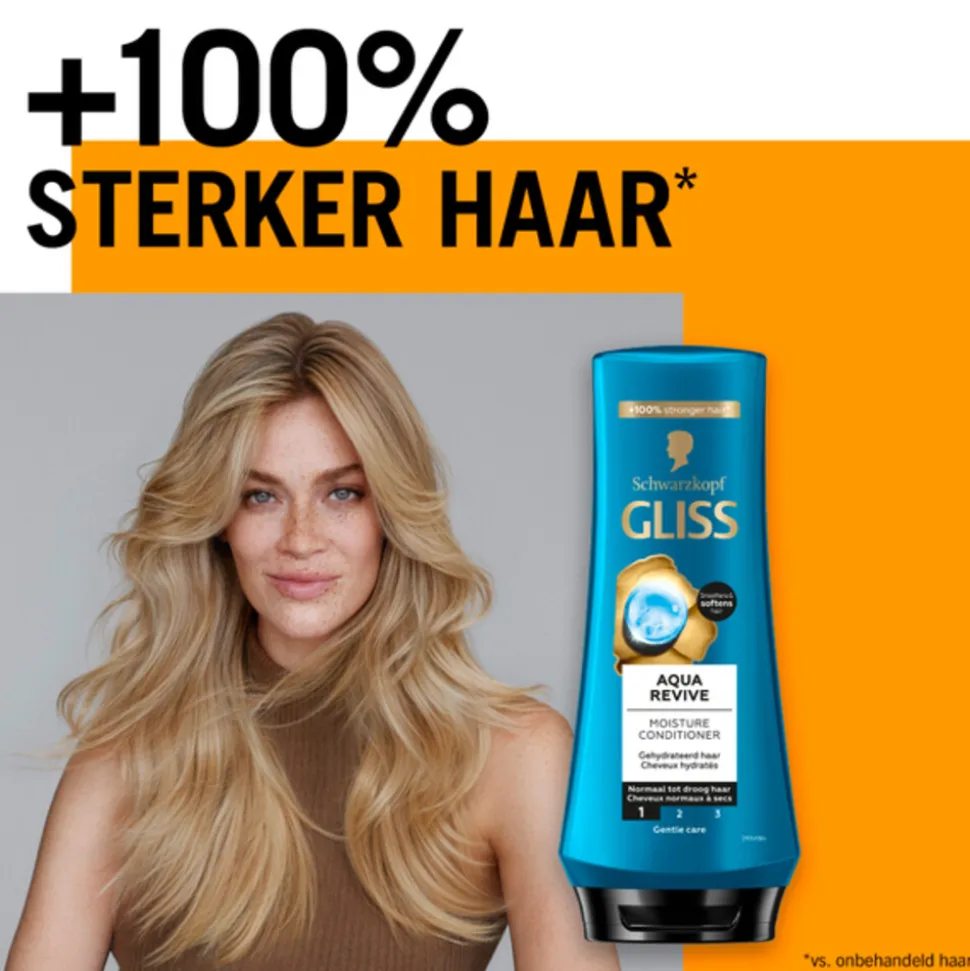 6x Gliss Aqua Revive Conditioner 200 ml