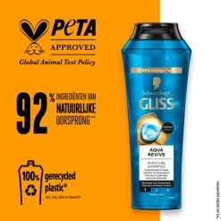 6x Gliss Aqua Revive Shampoo 250 ml