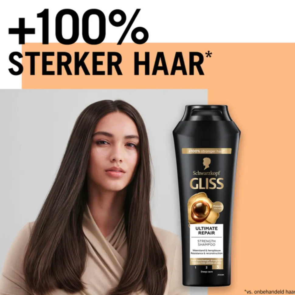 6x Gliss Shampoo Ultimate Repair 250 ml