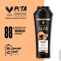 6x Gliss Shampoo Ultimate Repair 250 ml
