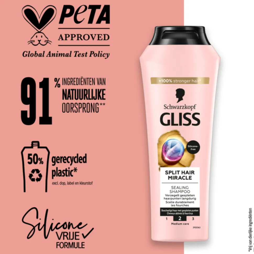 6x Gliss Split End Conditioner 200 ml