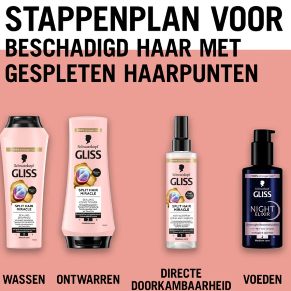 6x Gliss Split End Conditioner 200 ml