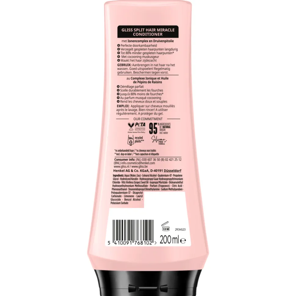 6x Gliss Split End Conditioner 200 ml