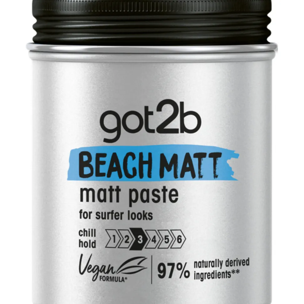6x Got2b Beach Matt Paste 100 ml