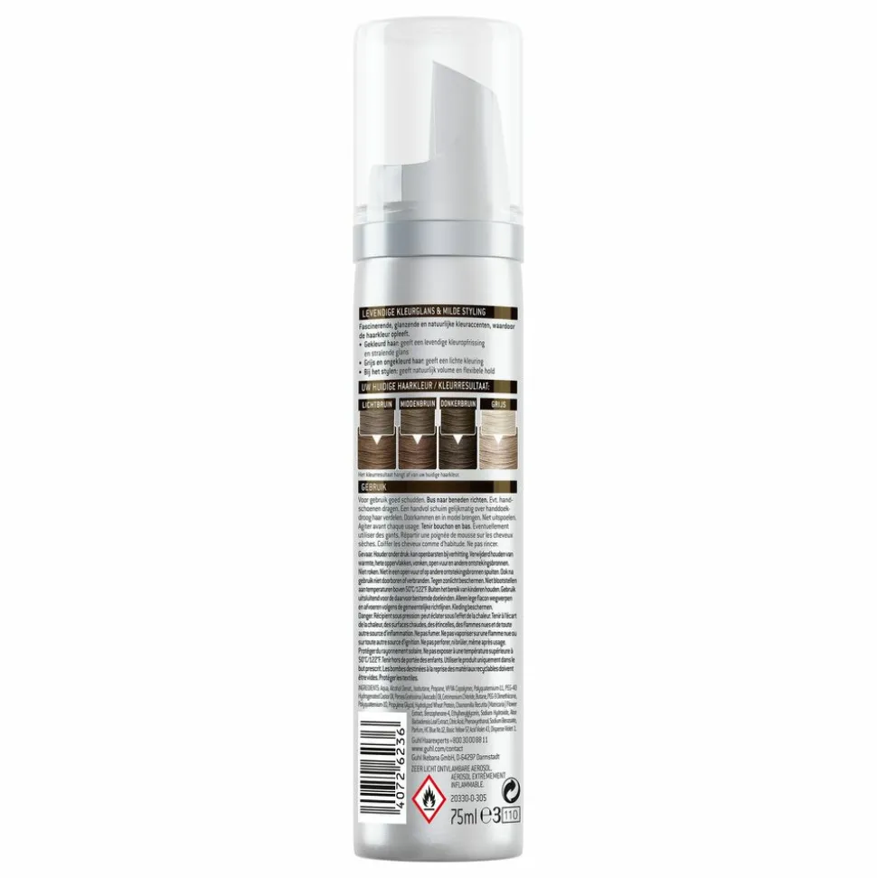 3x Guhl Color Forming Mousse Donker Bruin 30 75 ml