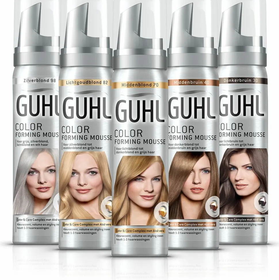 3x Guhl Color Forming Mousse Donker Bruin 30 75 ml