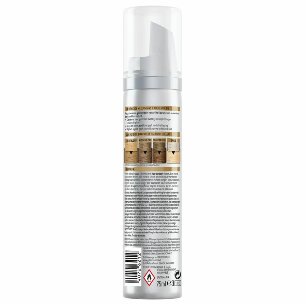 3x Guhl Color Forming Mousse Middenblond 70 75 ml