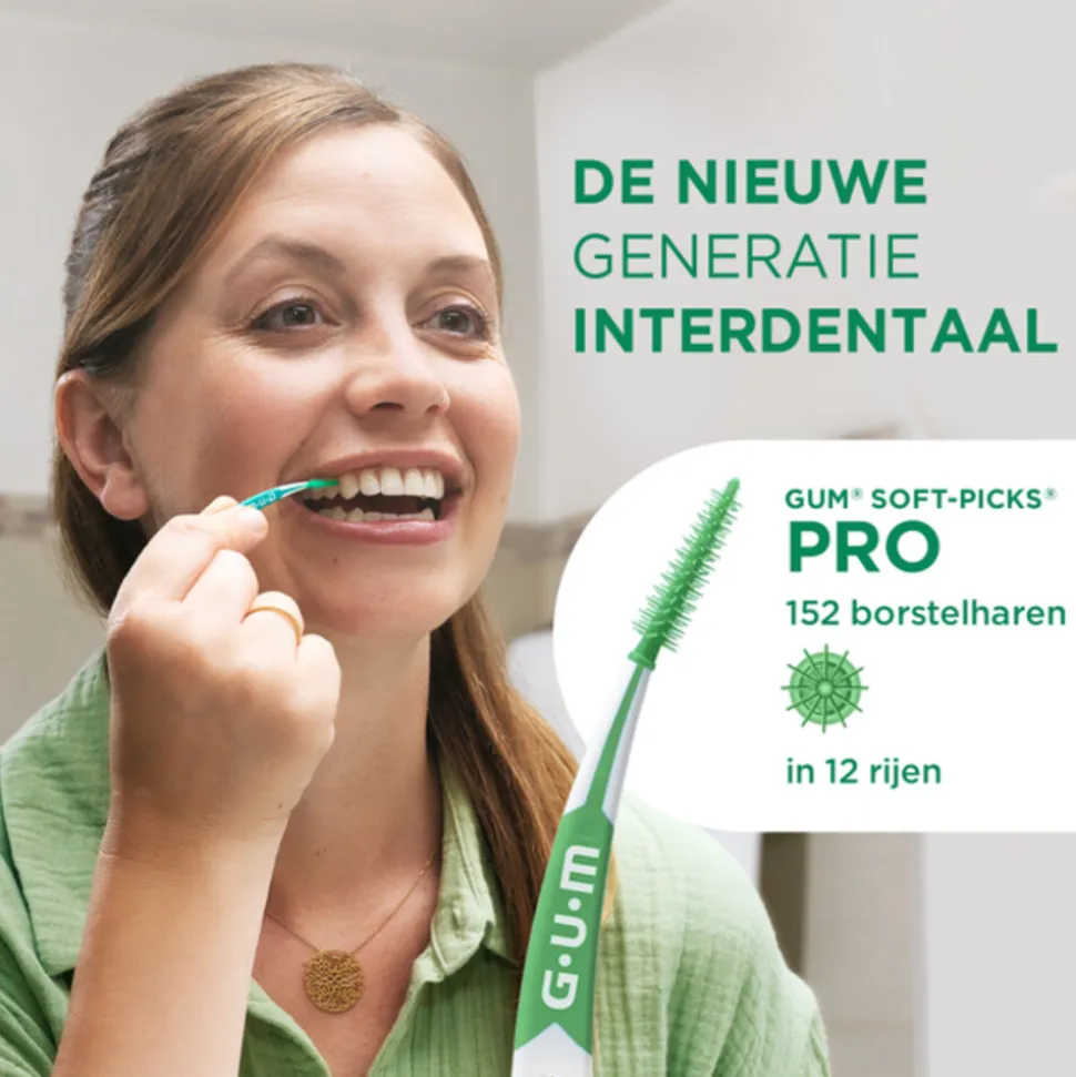 3x GUM Soft-Picks PRO Medium 30 stuks