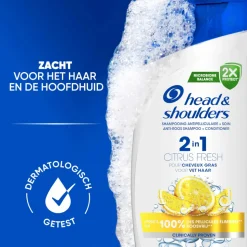 6x Head & Shoulders 2in1 Citrus Fresh 625 ml
