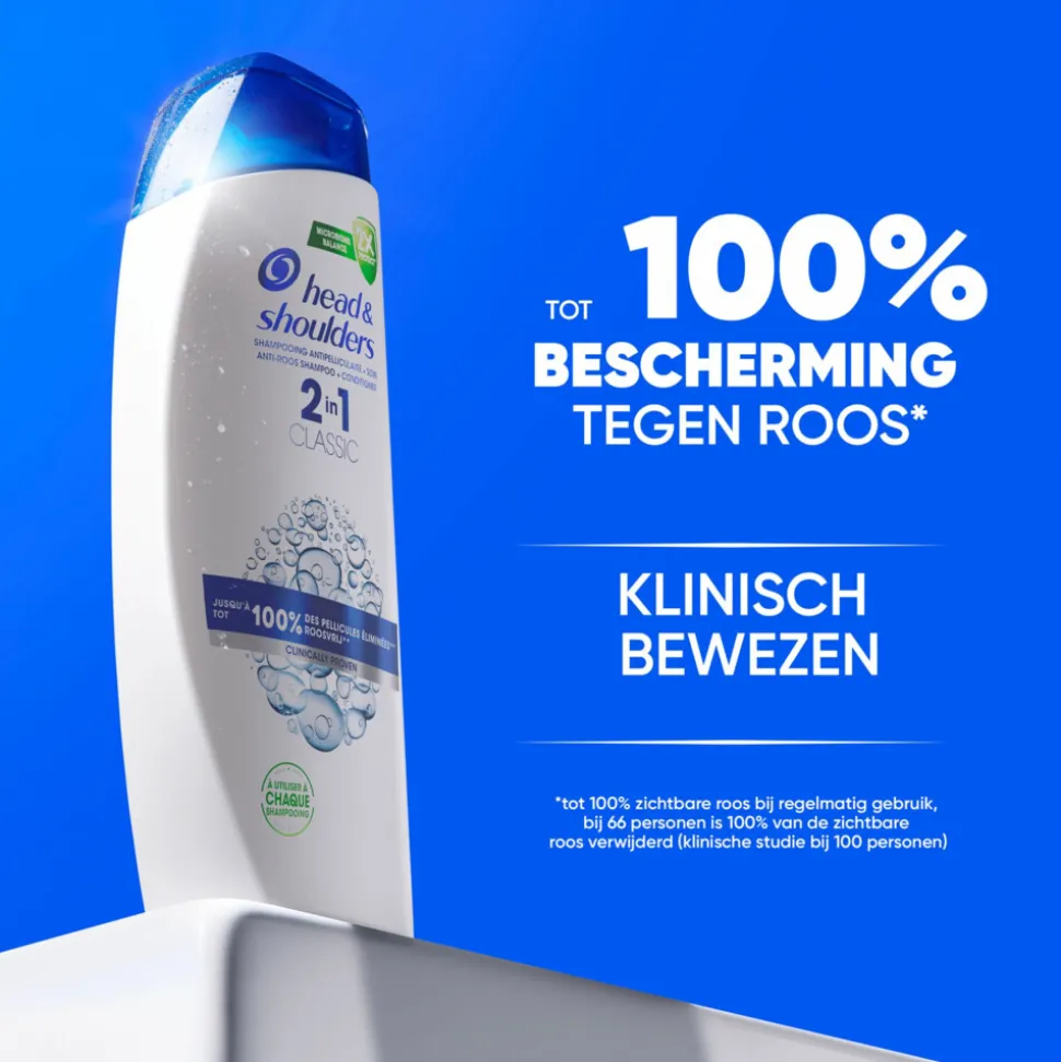 6x Head & Shoulders 2in1 Classic 625 ml