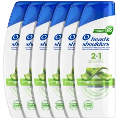 6x Head & Shoulders 2in1 Sensitive 300 ml