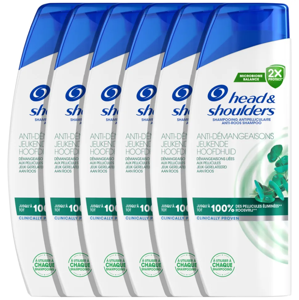 6x Head & Shoulders Shampoo Jeukende Hoofdhuid 300 ml