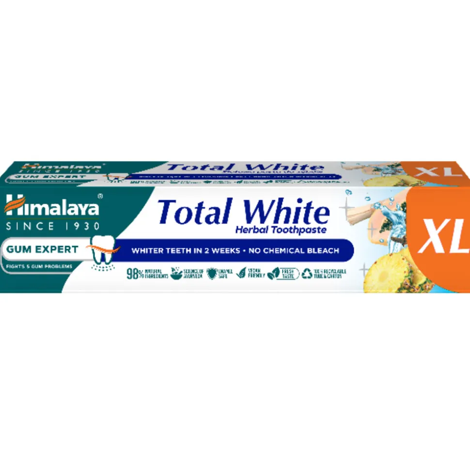 3x Himalaya Herbals Gum Expert XL Tandpasta Total White 100 ml
