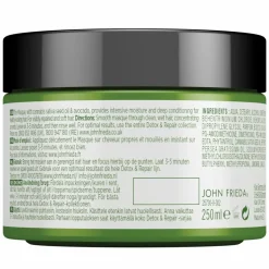 4x John Frieda Detox & Repair Haarmasker 250 ml
