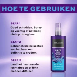 4x John Frieda Frizz Ease Dream Curls Spray 200 ml