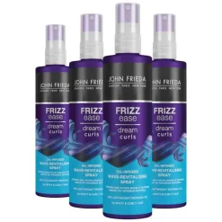 4x John Frieda Frizz Ease Dream Curls Oil Infused Revitalising Spray 150 ml