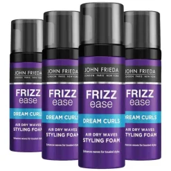 4x John Frieda Frizz Ease Dream Curls Air Dry Waves 150 ml