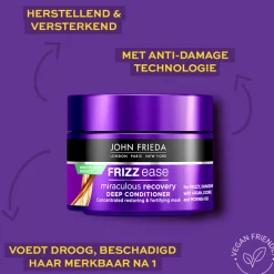 4x John Frieda Frizz Ease Miraculous Recovery Haarmasker 250 ml