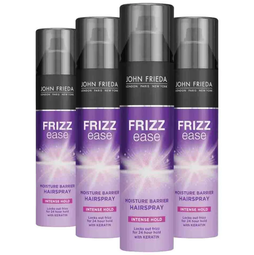 4x John Frieda Frizz Ease Moisture Barrier Hairspray 250 ml