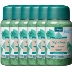 6x Kneipp Badkristallen Refreshing 600 gr