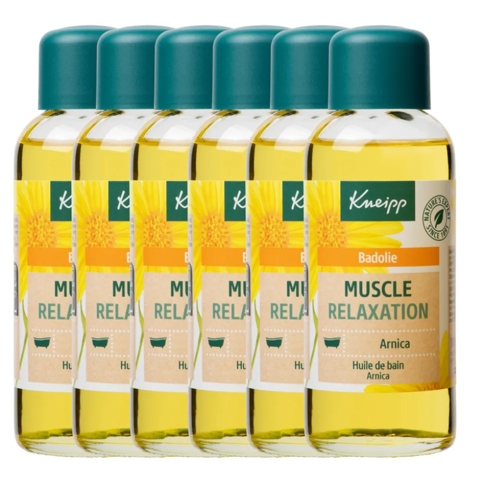6x Kneipp Badolie Arnica Active 100 ml