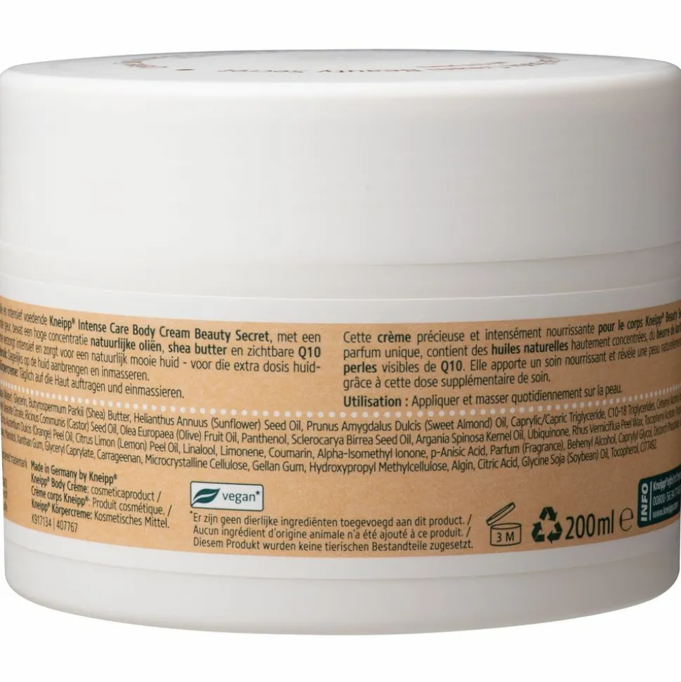 4x Kneipp Body Creme Beauty Secret 200 ml